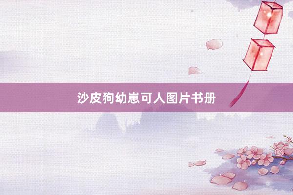 沙皮狗幼崽可人图片书册